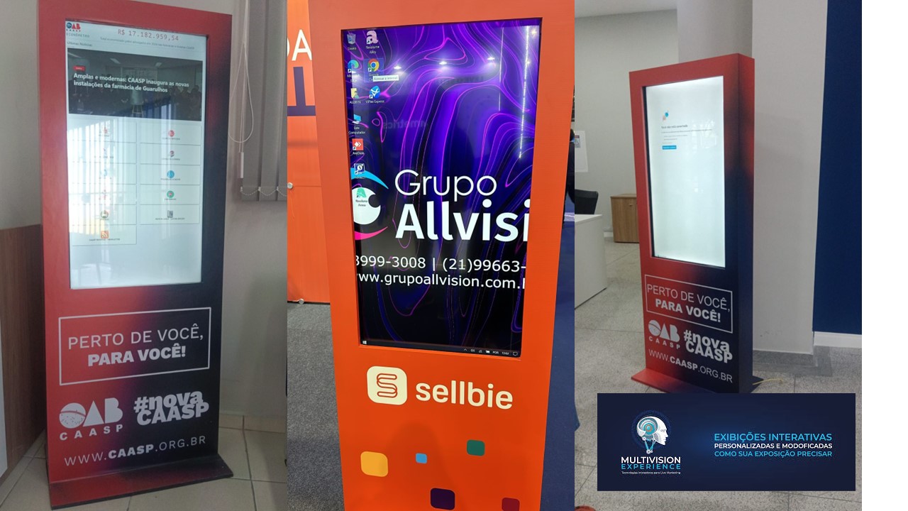 Aluguel de Totem Digital Touch Screen Interativo No Rio De janeiro