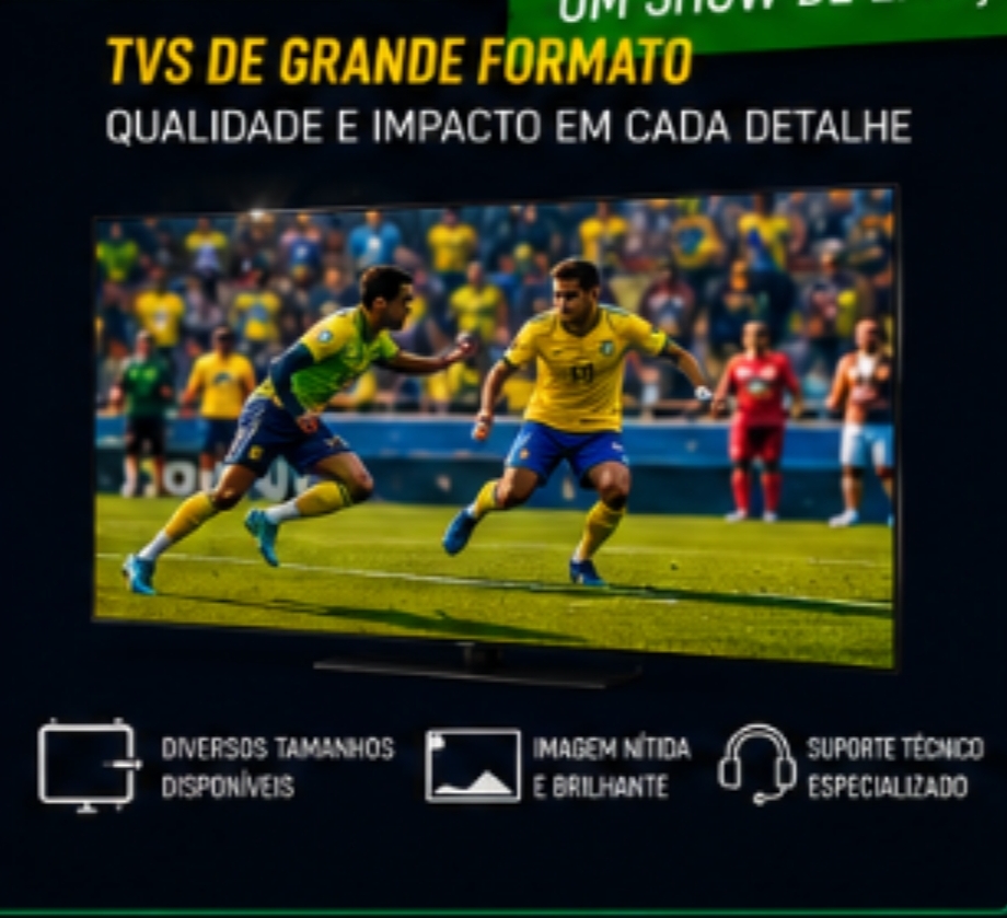 Aluguel de Painel de LED, Totens Interativos, Projetores e TVs de Grande Formato para Eventos Corporativos da Copa do Mundo no Rio de Janeiro e Brasília