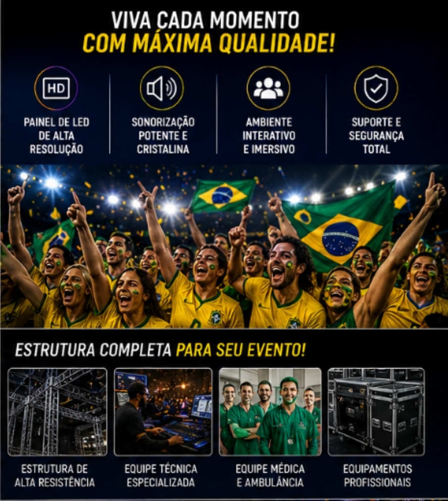 ALUGUEL DE PROJETOR E TELAO PARA COPA-Aluguel de Tvs, Totens e Paineis de Led para Copa do Mundo RIO DE JANEIRO 2026