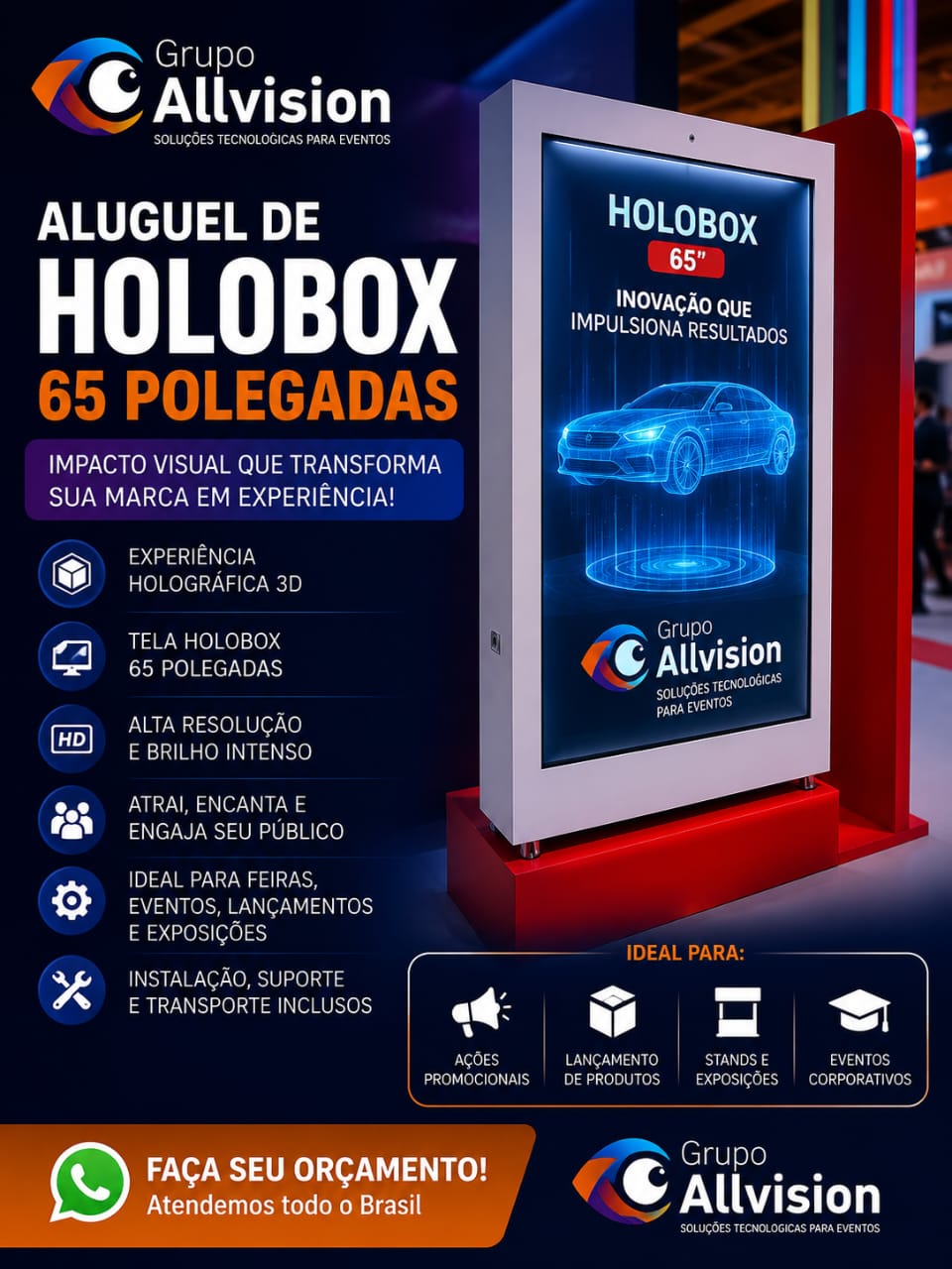 ALUGUEL DE TOTEM TOUCH SCREEN NO RIO DE JANEIRO EM 2026