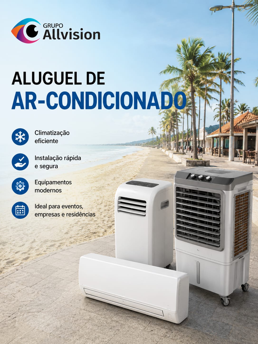 Aluguel de Ar-Condicionado Portátil, Eventos, Palestras e Congressos, Rio de Janeiro, 2026